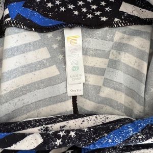 LuLaRoe leggings - Police/Thin Blue Line theme